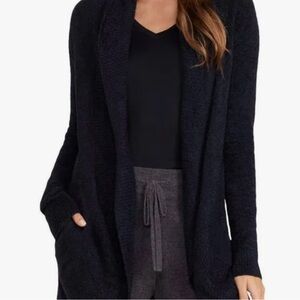 Barefoot Dreams Black Bamboo ChicLite Cardigan